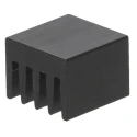 Fischer Elektronik Universal Rectangular Aluminium Black Anodised Heatsink 74K/W Thermal Resistance 6 mm Height 8 ICKSMDF8SA