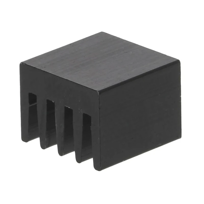 Fischer Elektronik Universal Rectangular Aluminium Black Anodised Heatsink 74K/W Thermal Resistance 6 mm Height 8 ICKSMDF8SA