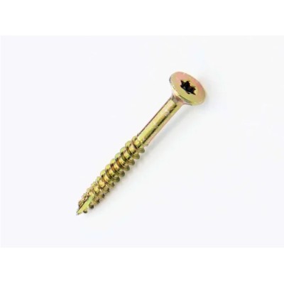 UNIFIX VORTEX Torx Countersunk Steel Wood Screw, Passivated Zinc Plated, 4 mm Thread, 30 mm Length VORTTX040040RS