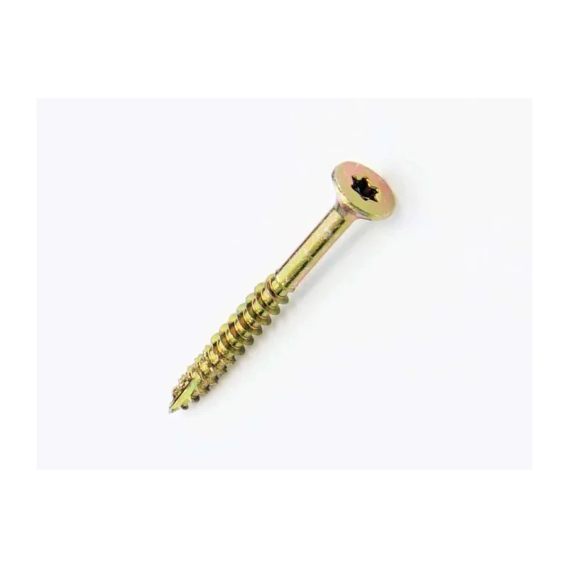 UNIFIX VORTEX Torx Countersunk Steel Wood Screw, Passivated Zinc Plated, 4 mm Thread, 30 mm Length VORTTX040040RS