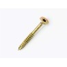 UNIFIX VORTEX Torx Countersunk Steel Wood Screw, Passivated Zinc Plated, 4 mm Thread, 30 mm Length VORTTX040040RS