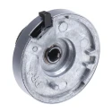 Vishay 46 mm Diameter Chrome Satin Dial Potentiometer Knob for 6.35 mm Circular Shaft 25A11B10