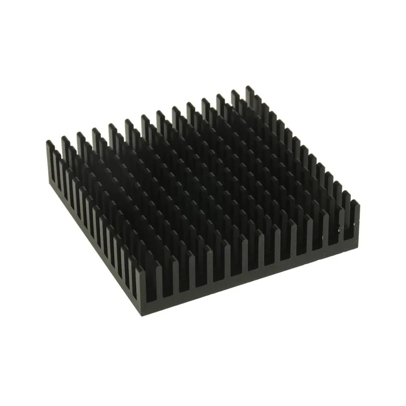 Fischer Elektronik Heatsink Universal Square Aluminium Black Anodised 8K/W Thermal Resistance 12.3 mm Height ICKPGA20X20X12