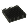 Fischer Elektronik Heatsink Universal Square Aluminium Black Anodised 8K/W Thermal Resistance 12.3 mm Height ICKPGA20X20X12