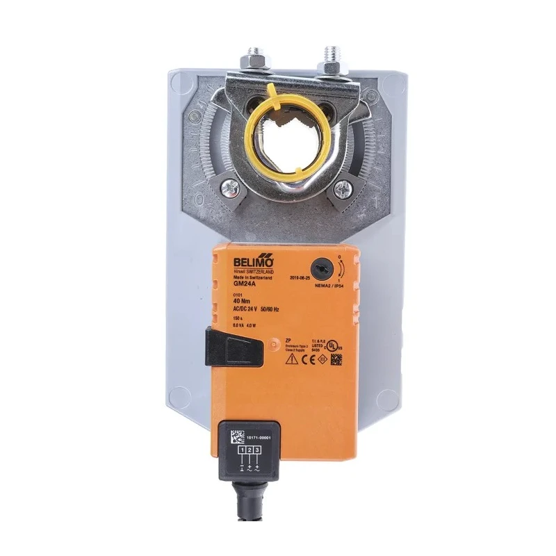 Belimo 24V ac/dc Open/Close Damper Actuator 40Nm IP54 Rotary/Louver HVAC Control GM24A