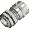 RS PRO Silver Metal Cable Gland PG11 Thread, 5 to 10 mm Cable Diameter, IP68 Protection PG11