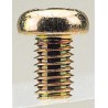 Takachi Electric Industrial Chromate Iron Pan Head Self-Tapping Screw 8 mm Length 3 mm Thread Size MT3-8
