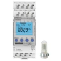 Theben Digital Twilight Switch LUNA 121 Top3 RC AL 230V AC, Single Channel, 84 Memory Spaces LUNA 121 Top3 RC AL