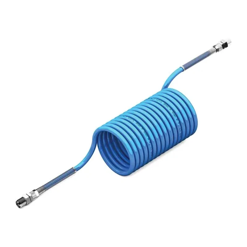 RS PRO Polyamide Red Recoil Hose 2.5m, 10mm OD, 8mm ID, 15 bar, -40°C to 80°C 202-0937