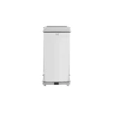 Rubbermaid Commercial Products Defenders Grey Pedal Galvanised Steel Waste Bin 49L FGST24SSPL