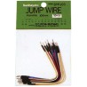 Sunhayato 100 mm Insulated Nickel Plated Copper Breadboard Jumper Wire SPP-100