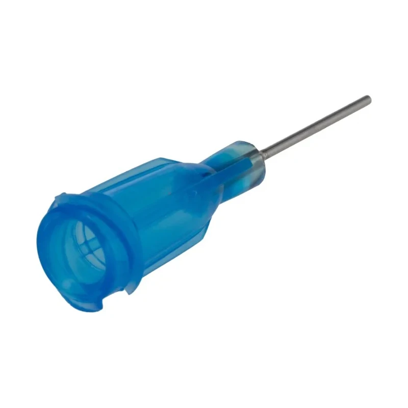 Metcal Blue 22 Gauge Dispensing Tip, 12.7mm Length, Electro-polished Stainless Steel Cannula TE722050PK