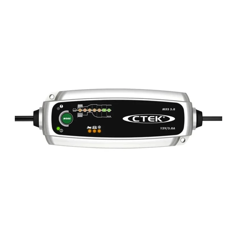 CTEK Advanced Microprocessor Controlled Automotive Battery Charger 14.4-14.7 V, 3.8 A, 55.8 W MXS 3.8 UK
