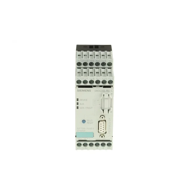 Siemens 6A SIMOCODE Pro C Motor Protection Unit, 110–240 V ac/dc, Thermistor Sensing, IP20, 4 Poles 3UF7000-1AU00-0