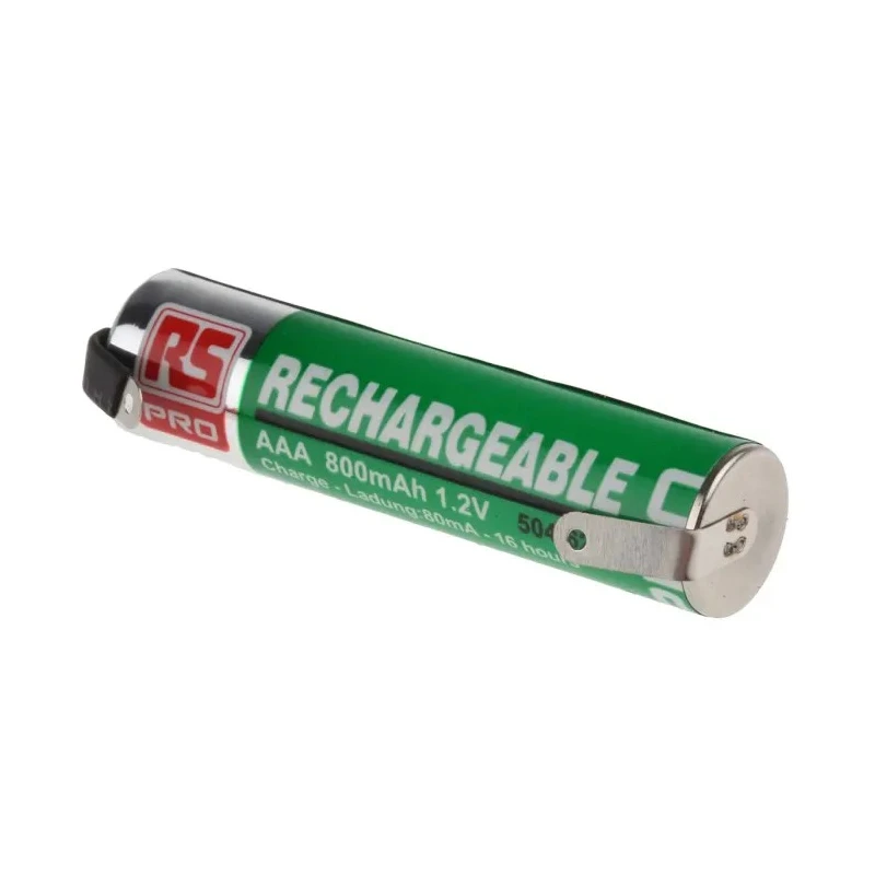 Saft RS PRO Nickel Metal Hydride Rechargeable AAA Battery 800mAh 1.2V Model 504-6219