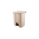 Rubbermaid Commercial Products Legacy Step-On Beige Pedal Plastic Waste Bin 68L FG614500BEIG