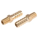 RS PRO Brass Hose Connector 9.53 mm ID Threaded Male, 25 bar 506-7171
