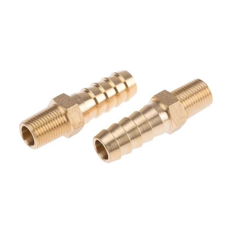 RS PRO Brass Hose Connector 9.53 mm ID Threaded Male, 25 bar 506-7171