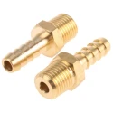RS PRO Brass Hose Connector 6.35 mm ID Threaded Male BSP 3/8 in G Standard 506-7238