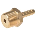 RS PRO Brass Hose Connector 6.35 mm ID Threaded Male BSP 3/8 in G Standard 506-7238
