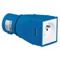 Legrand Black 2P+PE Straight Industrial Power Connector Adapter, 16A, 230V IP40 IP40