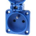 Legrand Industrial Socket 16A 500V Blue Through Hole Mount IP44 Rated 