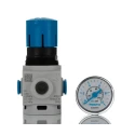Festo Pneumatic Regulator 2 in Inlet, QS-6 Outlet, Polyamide Reinforced, 8 Bar Max Pressure MS2-LR-QS6-D6-AR-BAR-B