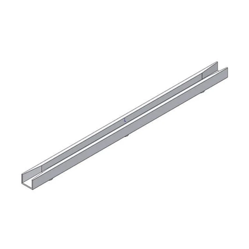 Essentra PCB Card Guide Vertical Mount, 203.2 mm Length, 1.6 mm Max PCB Thickness, Polyamide 66 Material RSDC-800