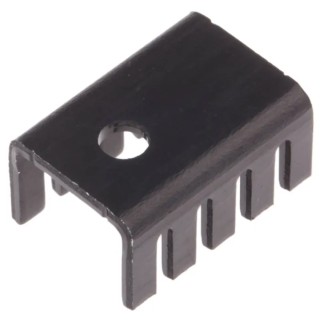 AAVID THERMALLOY Heatsink TO-220 Packages Black Anodised 25.9°C/W Thermal Resistance 9.52 mm Height 13.21 mm Length 002504