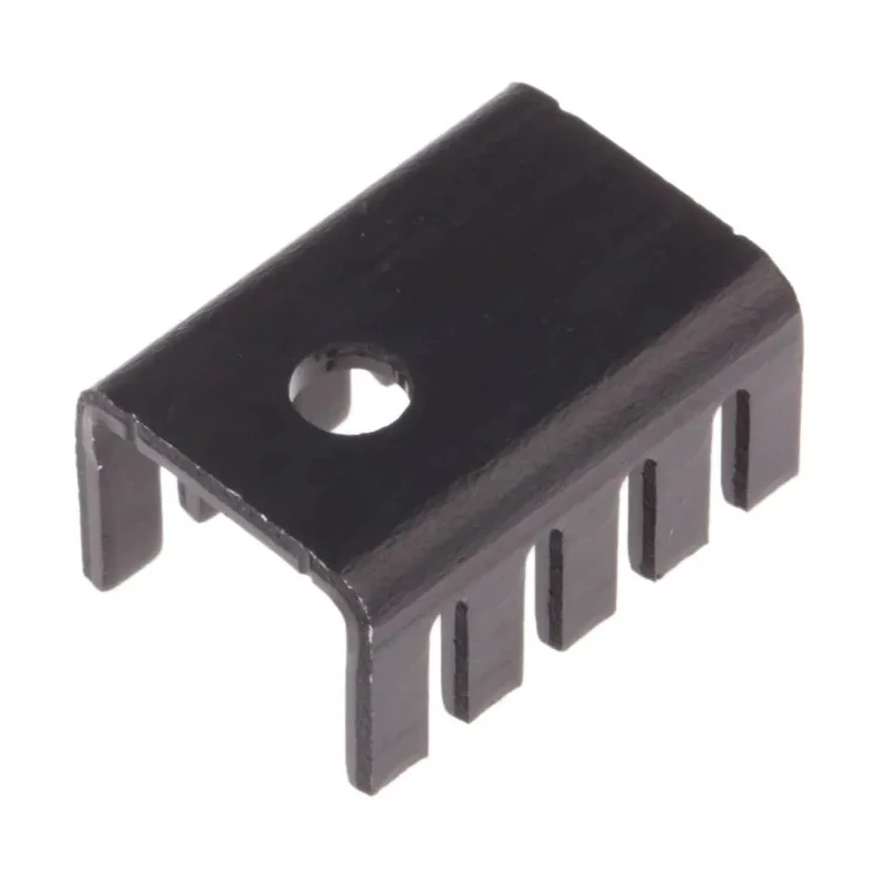 AAVID THERMALLOY Heatsink TO-220 Packages Black Anodised 25.9°C/W Thermal Resistance 9.52 mm Height 13.21 mm Length 002504