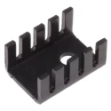 AAVID THERMALLOY Heatsink TO-220 Packages Black Anodised 25.9°C/W Thermal Resistance 9.52 mm Height 13.21 mm Length 002504