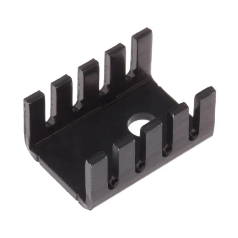 AAVID THERMALLOY Heatsink TO-220 Packages Black Anodised 25.9°C/W Thermal Resistance 9.52 mm Height 13.21 mm Length 002504
