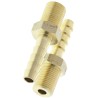 RS PRO Brass Hose Connector 6.35 mm ID Threaded Male BSP, 25 bar 506-7159