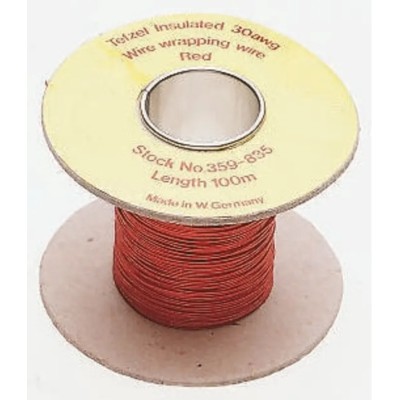 Metcal Blue 0.5 mm² 24 AWG Hook Up Wire 100 m Polyvinyl Fluoride Jacket 300 V 105°C 204-6941