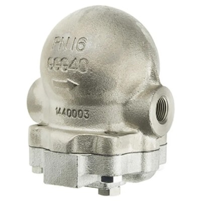 Spirax Sarco Stainless Steel Ball Float Steam Trap 14.6 bar Maximum Pressure 250°C Maximum Temperature 1458200