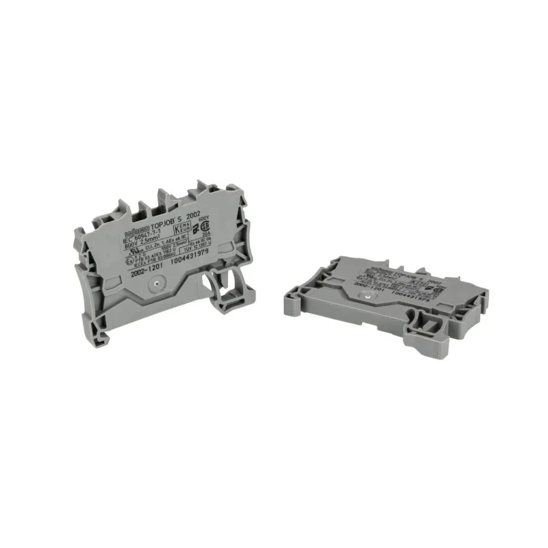 WAGO Feed Through Terminal Block Grey 2.5mm², 1-Level, Cage Clamp, 800V, 24A, IECEx/ATEX 2002-1201
