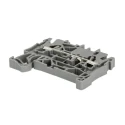 WAGO Feed Through Terminal Block Grey 2.5mm², 1-Level, Cage Clamp, 800V, 24A, IECEx/ATEX 2002-1201
