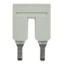 WAGO TOPJOB S 2004 Series Jumper Bar for Use with 2004 Series Terminal Blocks, 32A Current Rating, Light Grey, Model 2004-402