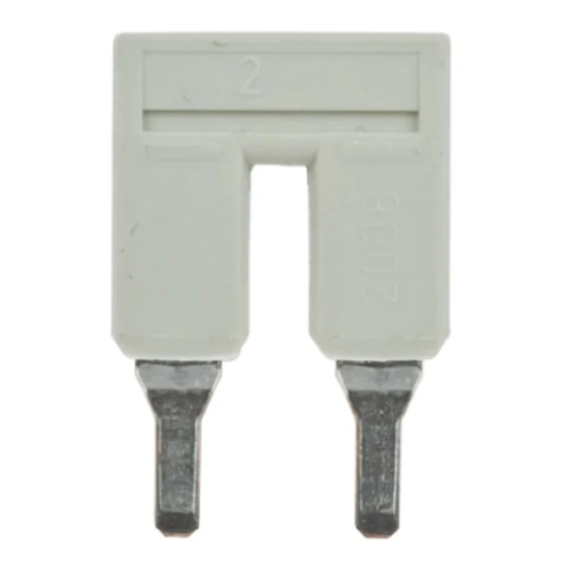 WAGO TOPJOB S 2004 Series Jumper Bar for Use with 2004 Series Terminal Blocks, 32A Current Rating, Light Grey, Model 2004-402