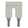 WAGO TOPJOB S 2004 Series Jumper Bar for Use with 2004 Series Terminal Blocks, 32A Current Rating, Light Grey, Model 2004-402