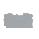 WAGO TOPJOB S 2006 Series Grey Polyamide 66 End & Intermediate Plate for 2006 Series Terminal Blocks 2006-1291