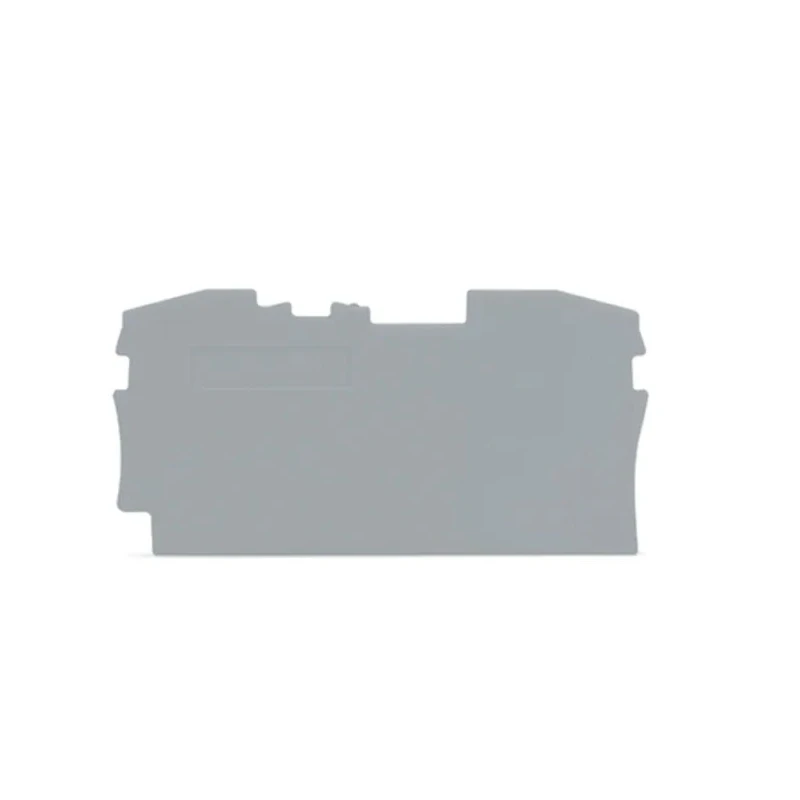 WAGO TOPJOB S 2006 Series Grey Polyamide 66 End & Intermediate Plate for 2006 Series Terminal Blocks 2006-1291