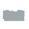 WAGO TOPJOB S 2006 Series Grey Polyamide 66 End & Intermediate Plate for 2006 Series Terminal Blocks 2006-1291
