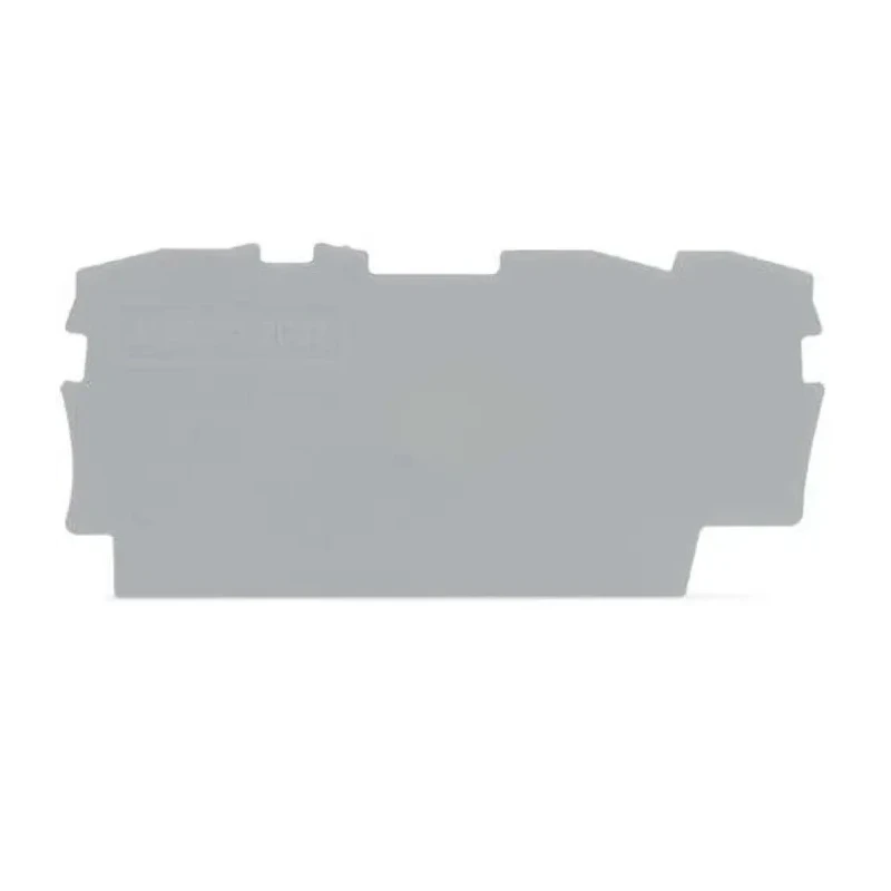 WAGO TOPJOB S 2002 Series End and Intermediate Plate Grey Polyamide IECEx Certified 2002-1391