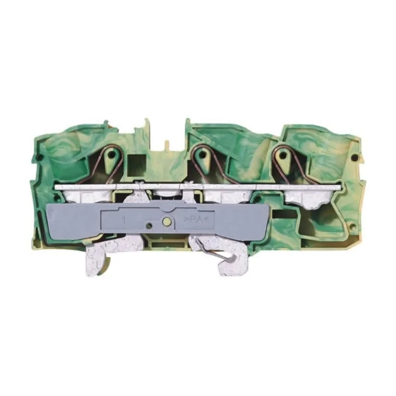 WAGO TOPJOB S, 2016 Series Earth Terminal Block Green Yellow 16mm² 1-Level Cage Clamp IECEx/ATEX 2016-1307