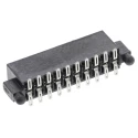 Samtec SFM Series Straight Surface PCB Socket, 20-Contact, 2 Row, 1.27 mm Pitch, 12A Current, 350V Voltage SFM-110-02-S-D-A