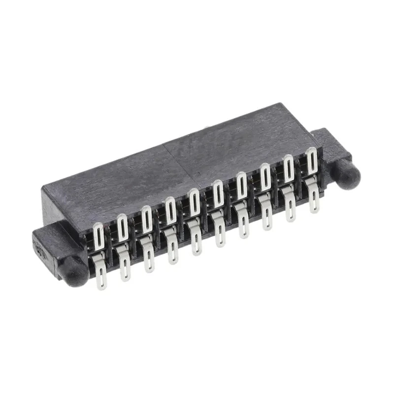 Samtec SFM Series Straight Surface PCB Socket, 20-Contact, 2 Row, 1.27 mm Pitch, 12A Current, 350V Voltage SFM-110-02-S-D-A