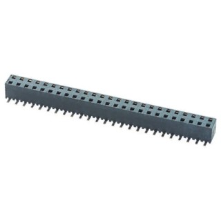 Samtec MMS Series Straight Surface PCB Socket 40-Contact 2 Row 2 mm Pitch Solder MMS-120-02-L-DV