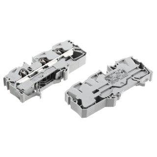 WAGO 2016 Series Feed Through Terminal Block Grey, 16mm², 1-Level, Cage Clamp, IECEx/ATEX 2016-1301