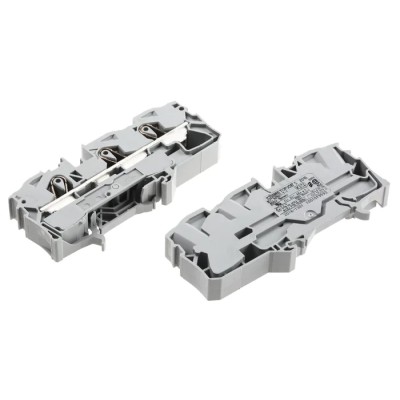 WAGO 2016 Series Feed Through Terminal Block Grey, 16mm², 1-Level, Cage Clamp, IECEx/ATEX 2016-1301